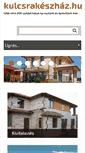 Mobile Screenshot of kulcsrakeszhaz.hu